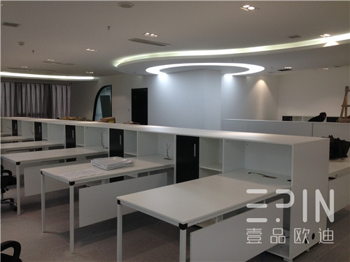 上元天驕職員區辦公家具定制-壹品歐迪辦公家具工程案例